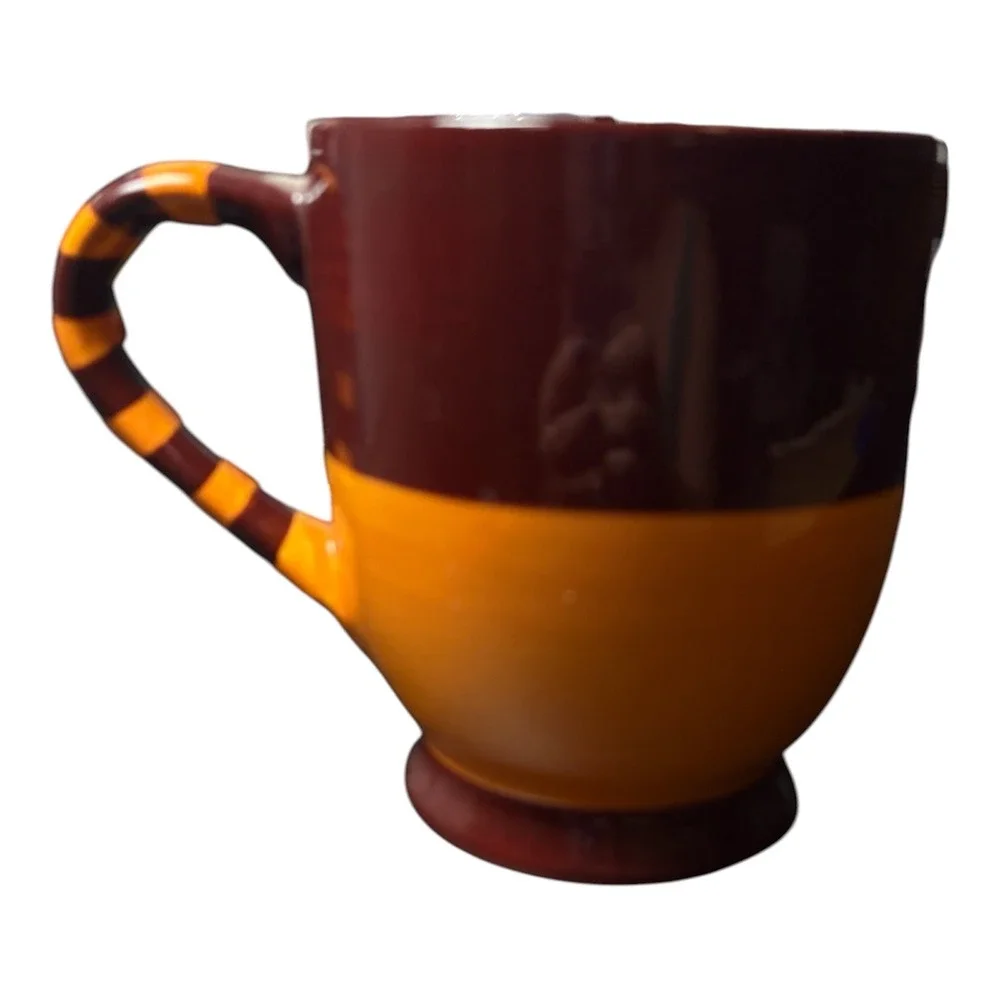 Starbucks 2006 Halloween Cyclops Monster Orange‎ Brown Coffee Mug Vintage